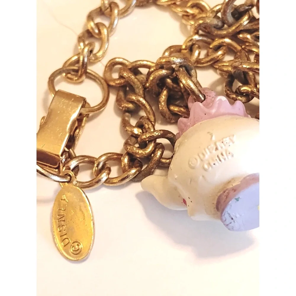 RARE Vintage 1991 Beauty and the Beast Disney Bracelet Kidcore Deadstock Retro